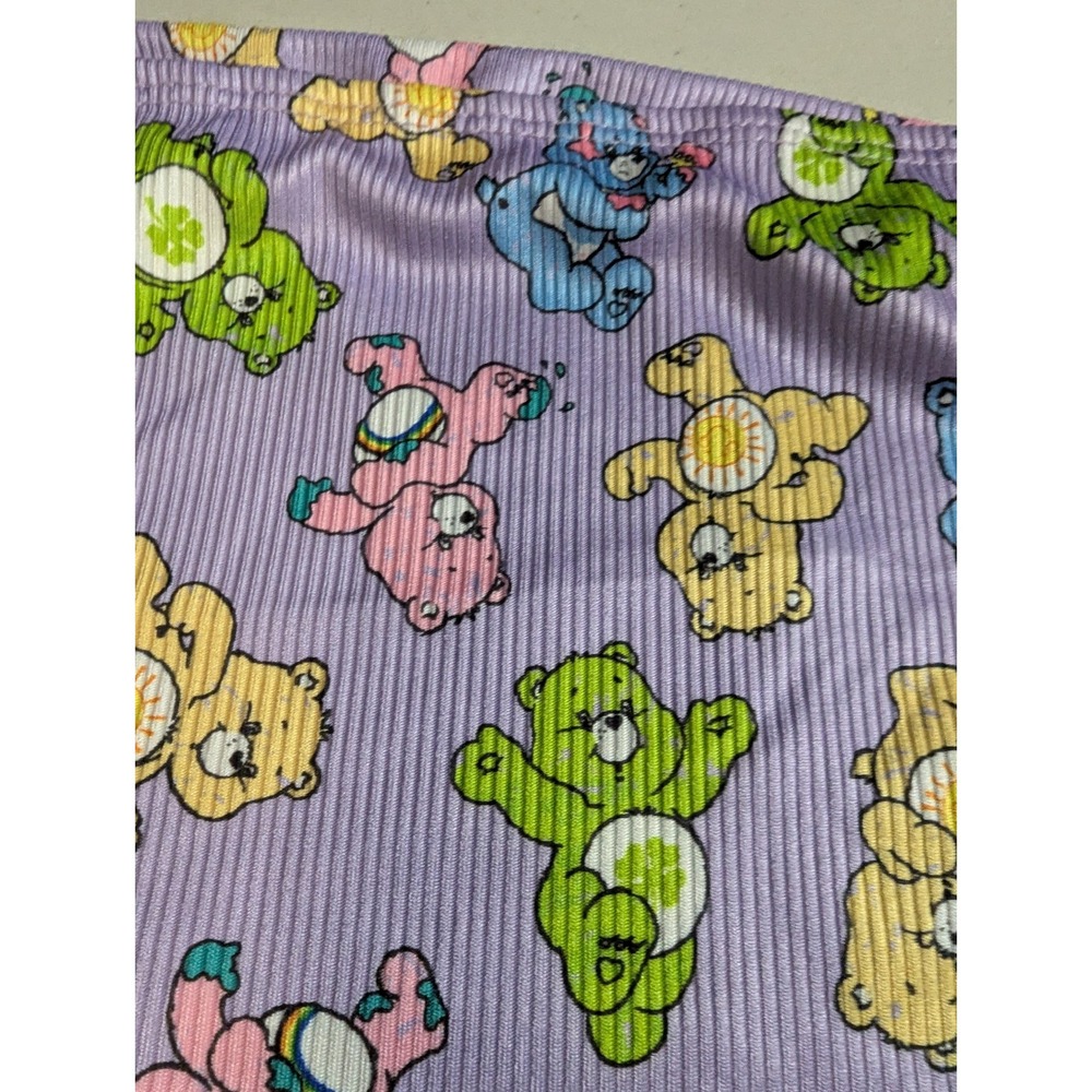 SHEIN Care Bears‎ Print Ribbed Tube Top Lavender 1XL - Picture 3 of 8